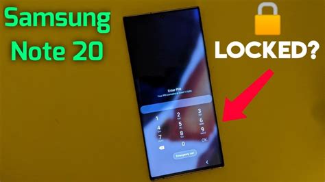 Samsung Note 20 How To Reset Forgot Password Screen Lock Pin Pattern