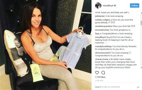 Danielle Lloyd Laughs Off Leaky Boob Pic After Giving Birth To Son