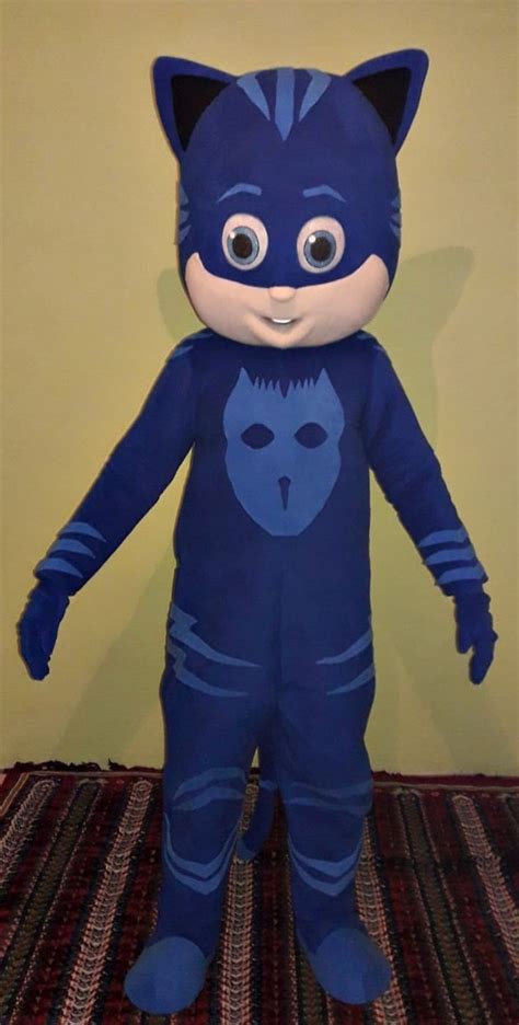 Pj Mask Mascot Costume Cosplay Party Fancy Dress For Adult Etsy