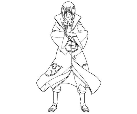 Download naruto coloring pages devientart and use any clip art,coloring,png graphics in your website, document or presentation. Itachi Uchiha 3 Coloring | Crafty Teenager