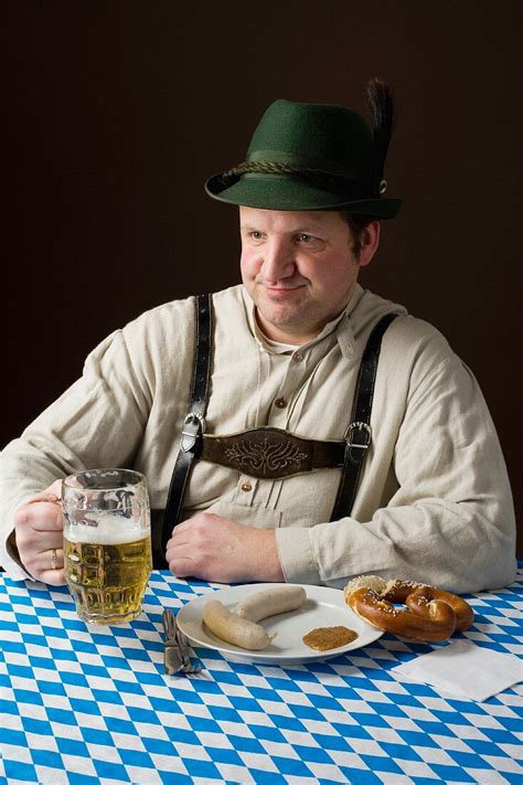 A Stereotypical German Man Wearing License Images 11287957 Stockfood