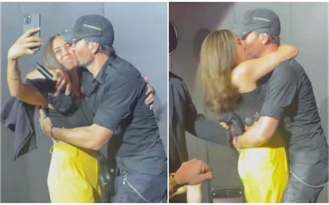 OMG Enrique Iglesias Shares An Intense LIPLOCK Moment With Fan At Las