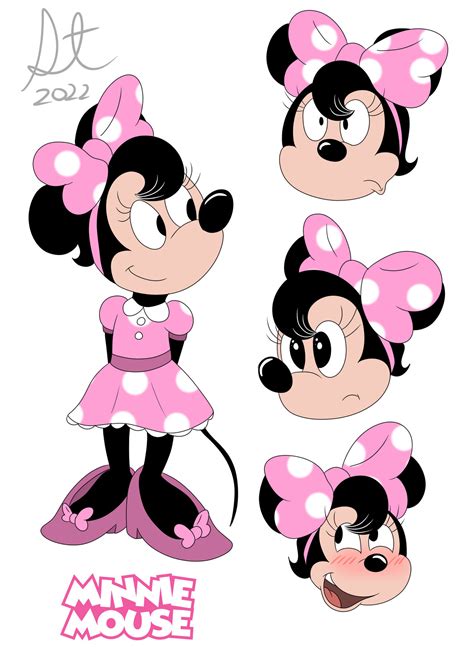 Minnie Mouse Sketches By Daffytitanic On Deviantart