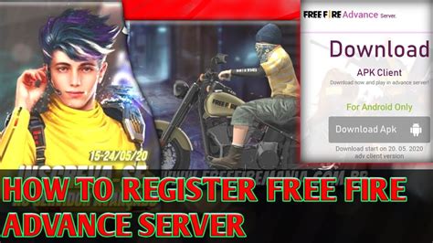 Visit the link of advance server ff and finish the registration list paper. HOW TO REGISTER FREE FIRE ADVANCE SERVER ...