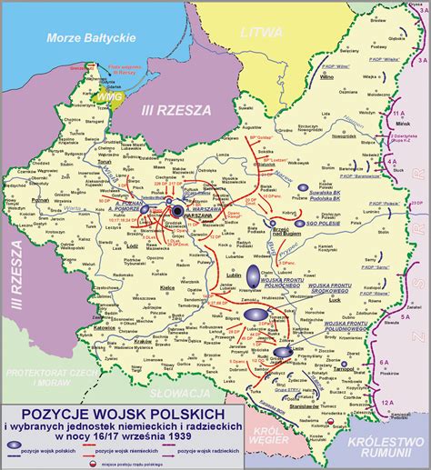 Mapa Polski Przed 2 Wojna Mapa Polski