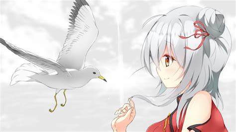 Anime Girl In Bird Cage