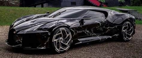 The la voiture noire was first shown off during the 2019 geneva motor show. Bugatti La Voiture Noire Marble Wrap Looks Spot On ...