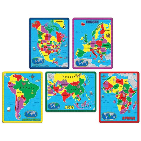 Check spelling or type a new query. Continent Puzzle Combo Pack, 5 Puzzles - ABW659 | A ...