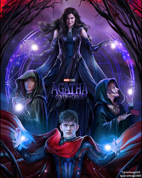 Agatha Coven Of Chaos Fan Poster By Carlosgzz03 Rmarvelstudios