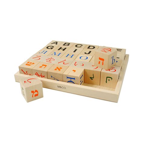 Global Alphabet Block Set By M And Co Alphabet Blocks Museum Shop