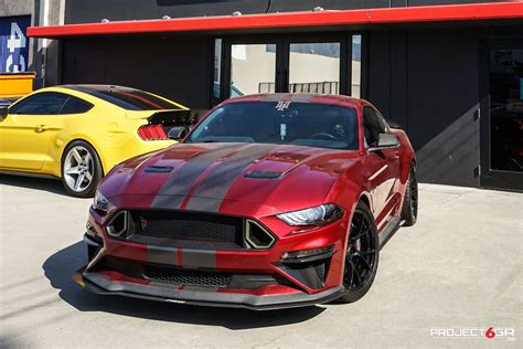 Rapid Red Mustang Gt Gets A New Color Combo Sporting Project 6gr 10 Ten