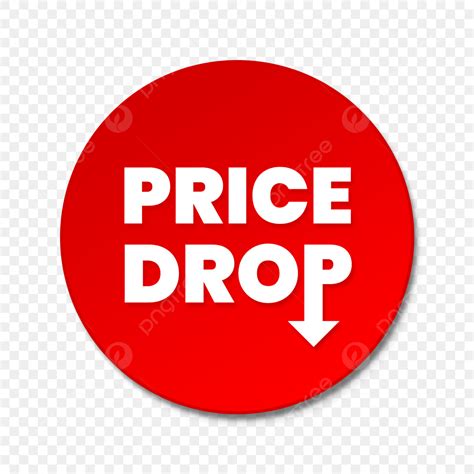 Price Drop White Transparent Price Drop Free Png Price Drop Price