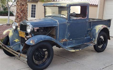 Original Driver 1930 Ford Model A Pickup Barn Finds