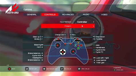 Breite Schlichter Bildbeschriftung Assetto Corsa Gamepad Settings