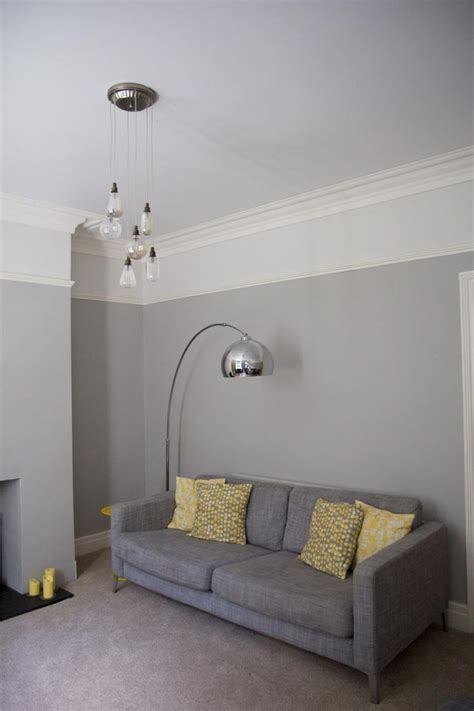 The master bedroom's headboard is by roman thomas, the bed linens are by matouk, the console is by bddw, and the armchair is from galerie blanchetti; Farrow & Ball inspiration gallery | Living room grey ...