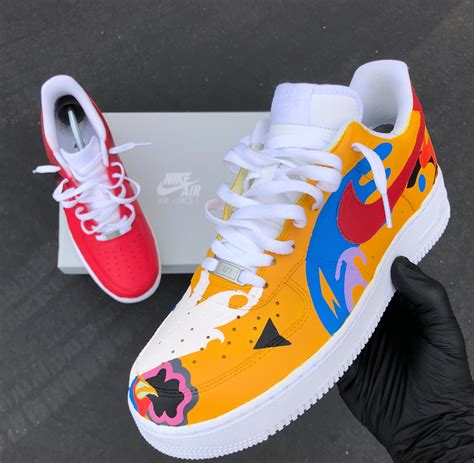 Custom Hand Painted Mac Miller Air Force 1s Limited Number B
