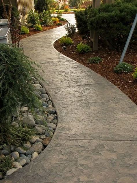 10 Best Stamped Concrete Walkways Ideas For Your Home Walkway