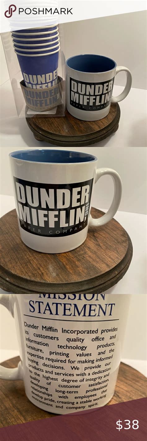 The Office Dunder Mifflin Paper Company Mug Cups Dunder Mifflin Paper Sleeves Paper Companies