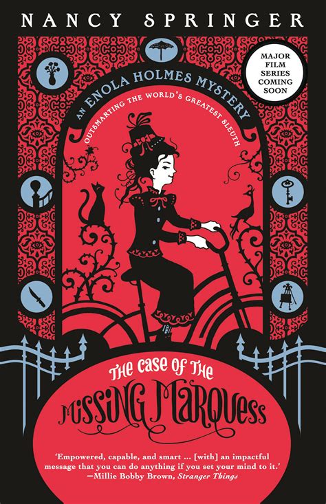 Referring to himself as a consulting detective in the stories. The Case of the Missing Marquess: Enola Holmes 1 - Nancy ...