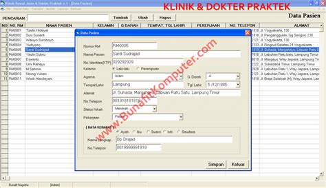 Source Code Program Klinik Rawat Jalan And Dokter Praktek Dengan Visual