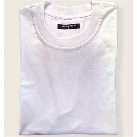Plain White T Shirt High Quality Thick Fabric Unisex Minimalist100