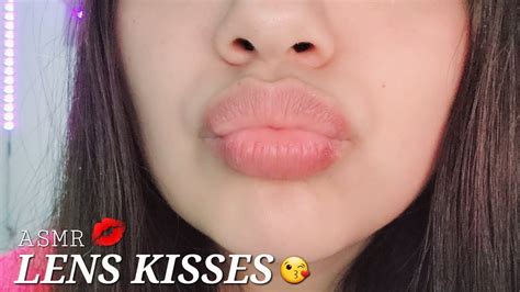 lens kisses 💋 asmr kissing pov 💋 kissing lens ♡ asmr youtube