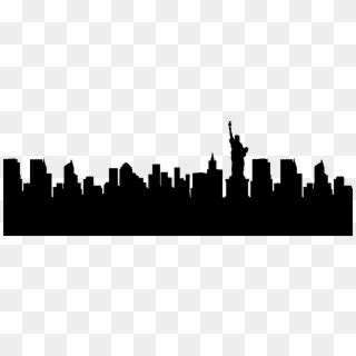 New York City Skyline Silhouette Clip Art