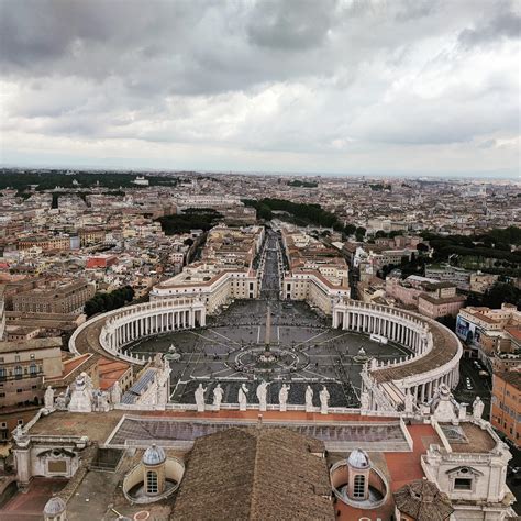 View From The Top Of St Peters Basilicas Dome Travel
