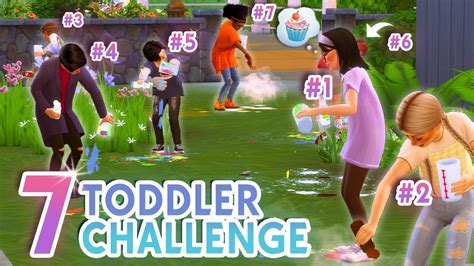 7 Toddler Challenge In The Sims 4 Part 4 Youtube