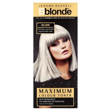 X4 superdrug colour sensations semi permanent hair dye 6.0 light brown. Jerome Russell B Blonde Silver Toner | Superdrug