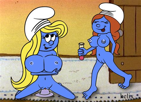 Rule 34 Helix Sassette Smurfette Tagme The Smurfs 1374223
