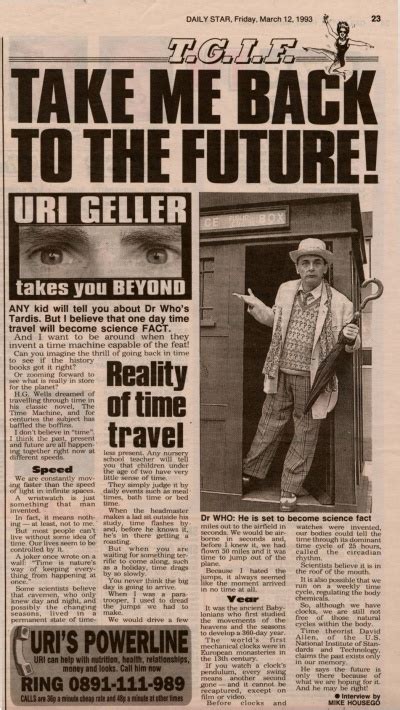 Take Me Back To The Future The Doctor Who Cuttings Archive