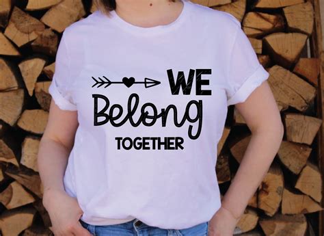 We Belong Together Svg Design Graphic By Craftstore · Creative Fabrica