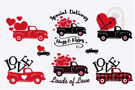 Valentines Day SVG Bundle, Love Svg,Valentine Svg,Valentines Truck SVG