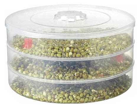 Craftbin Sprout Maker Box For Home 3 Container Compartment Layer