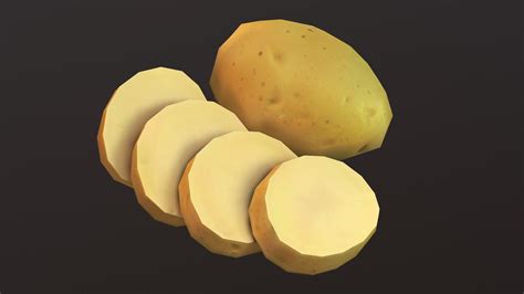 potato 3d model by lightphantom [d2a4639] sketchfab