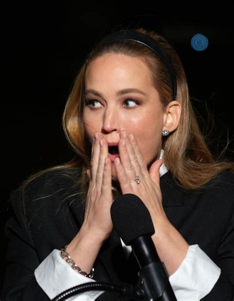Jennifer Lawrence Laughs Off Wardrobe Malfunction At Saks Holiday Lighting Ceremony