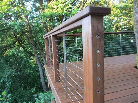 Cable Railings Photo Gallery Railings Outdoor Cedar Deck Deck Design