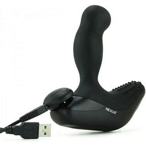 nexus revo stealth rotating prostate massager with wireless remote control black sex toys at