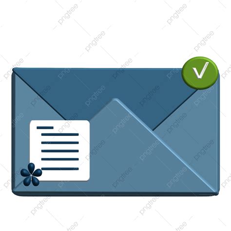 Gambar Ikon Terkirim Email Ikon Terkirim Surel Email Biru Png Dan