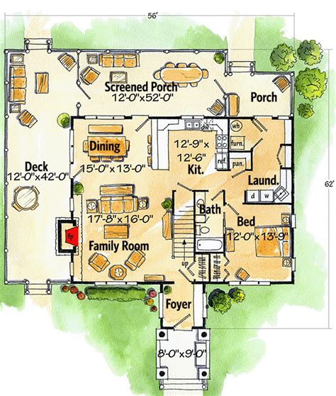 Mountain Cabin 11545kn Architectural Designs House Plans