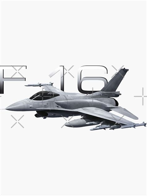 F16 Air Force Defense Fighter Jet Sticker For Sale By Dm360studio