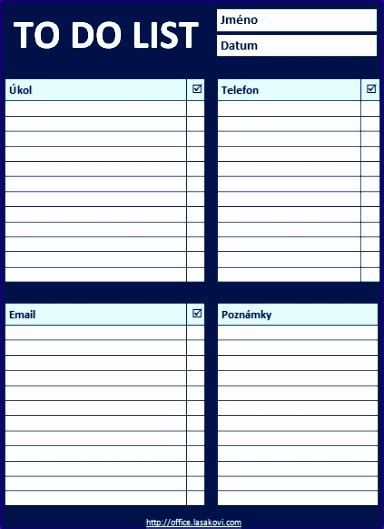 10 Microsoft Excel Checklist Template Excel Templates
