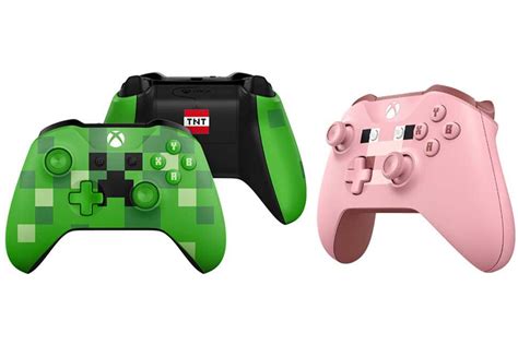 All Green Xbox One S Minecraft Edition Console And Controllers Revealed