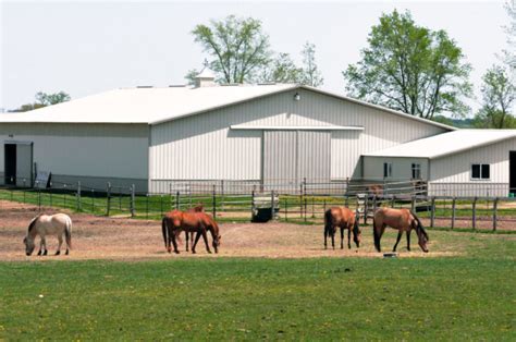 Prefabricated Metal Horse Barns Titan Steel Structures