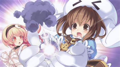Brown Hair Compa Game Cg Gust Character Hyperdimension Neptunia Hyperdimension Neptunia Mk