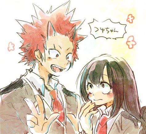 Boku No Hero Academia Kirishima Eijirou Tsuyu Asui Hero My Hero