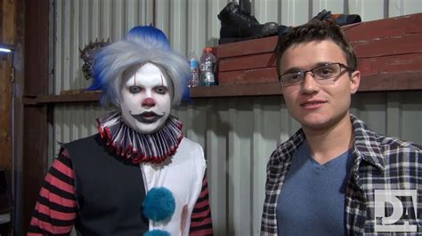Scare Actor Interview Meet Blinky The Clown Youtube