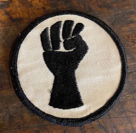 Black Lives Matter Embroidered Sewiron On Patch Blm Protest Yellow Usa