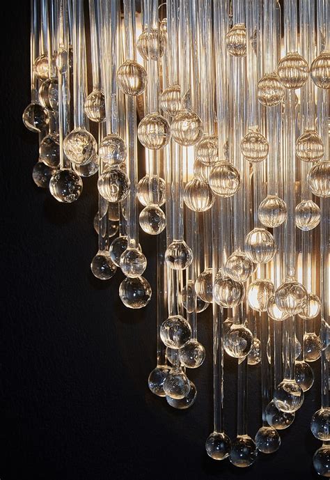 Aqua Droplets Wall Sconce Rocco Borghese Luxury Chandeliers